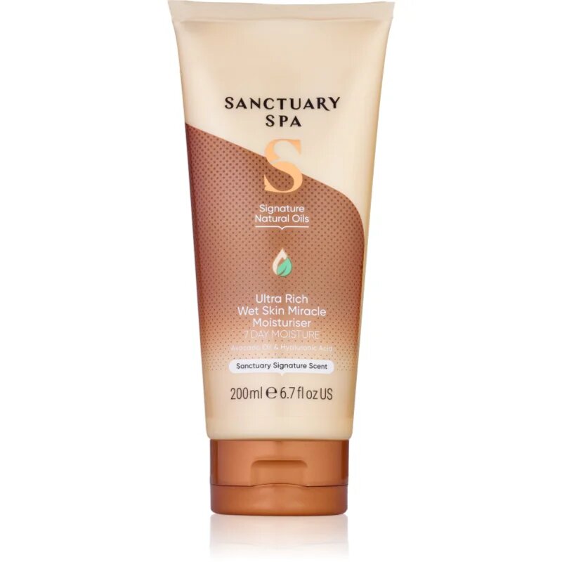 Sanctuary Spa Signature Natural Oils дълбоко хидратиращо мляко за тяло 200 мл.