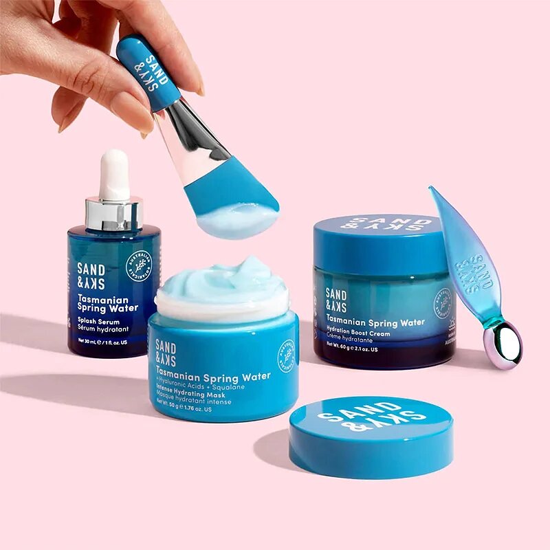 Sand & Sky Tasmanian Spring Water Splash Serum интензивен хидратиращ серум за лице 30 мл.