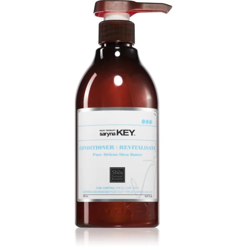 Saryna Key Pure African Shea Butter Curl Control балсам за чуплива и къдрава коса 500 мл.