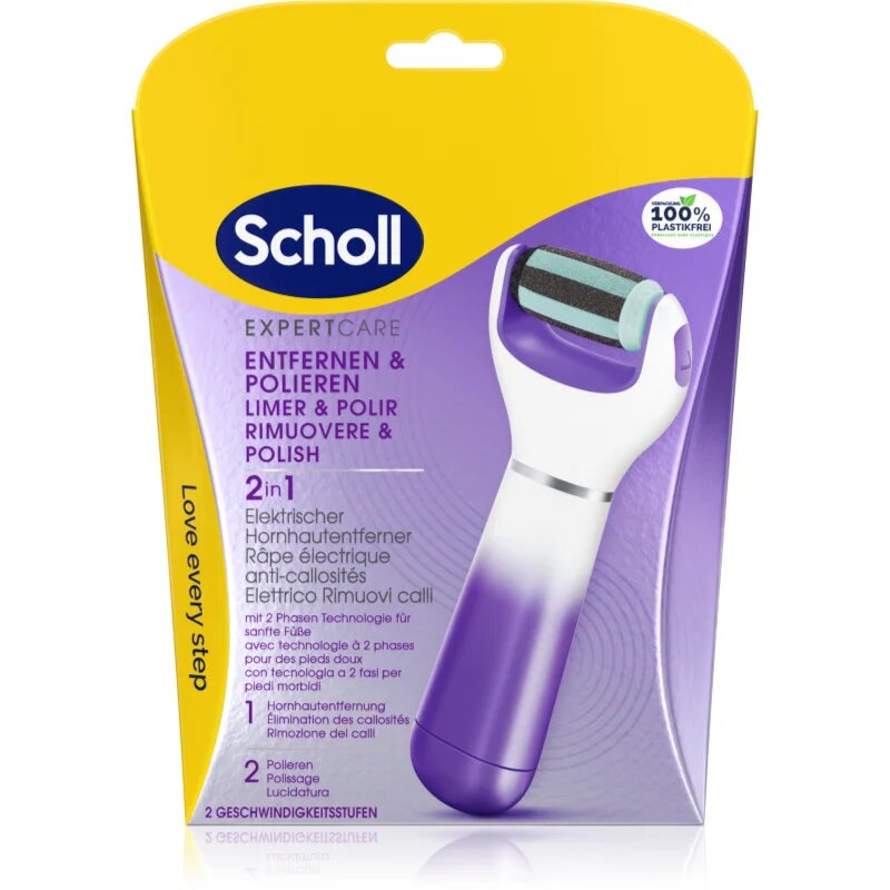 Scholl Expert Care File & Smooth електрическа пила за пети 1 бр.