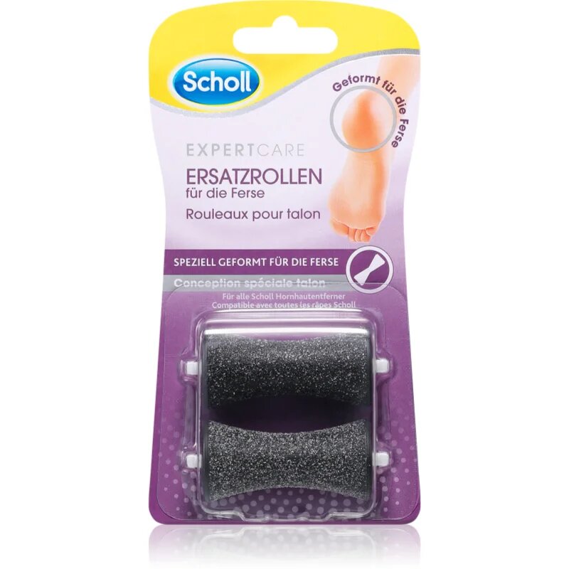Scholl Expert Care Heel резервни галви за електрическа пила за пети за пети 2 бр.