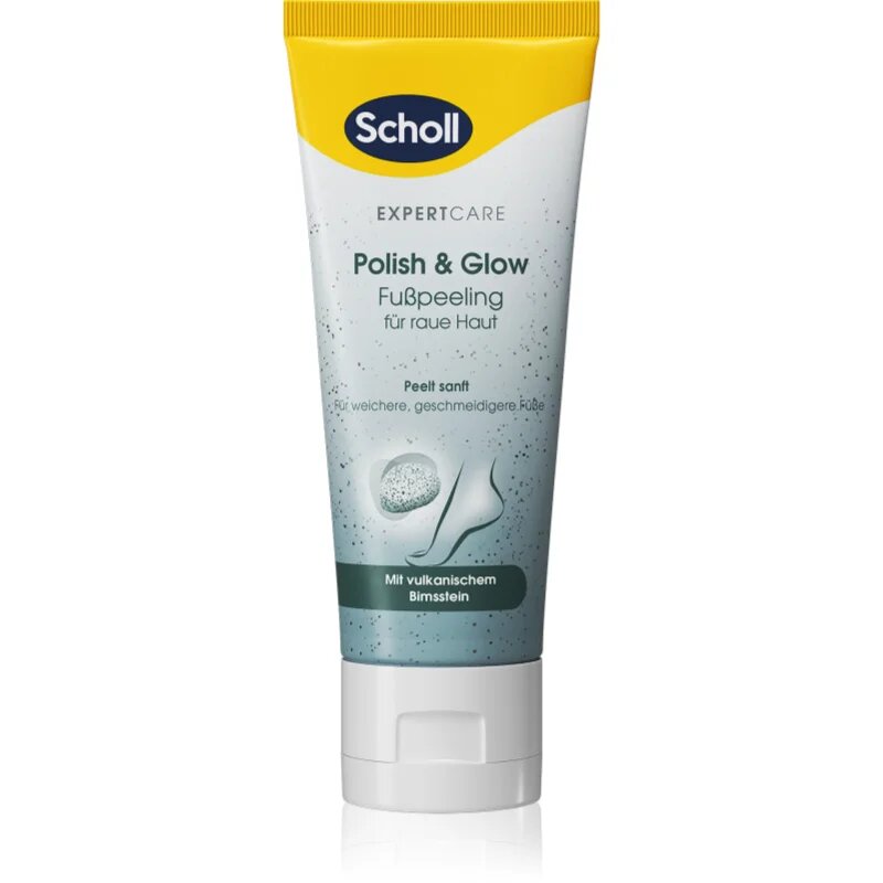Scholl Foot Cream Polish & Glow ексфолиращ пилинг за крака 75 мл.