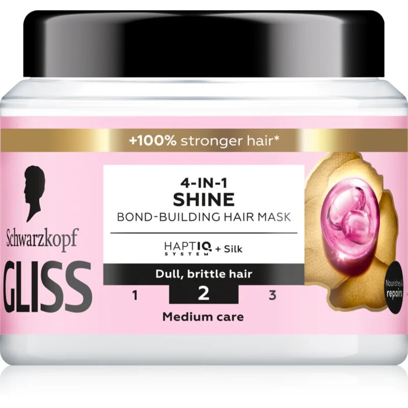 Schwarzkopf Gliss Liquid Silk маска за подсилване и блясък на косата 400 мл.
