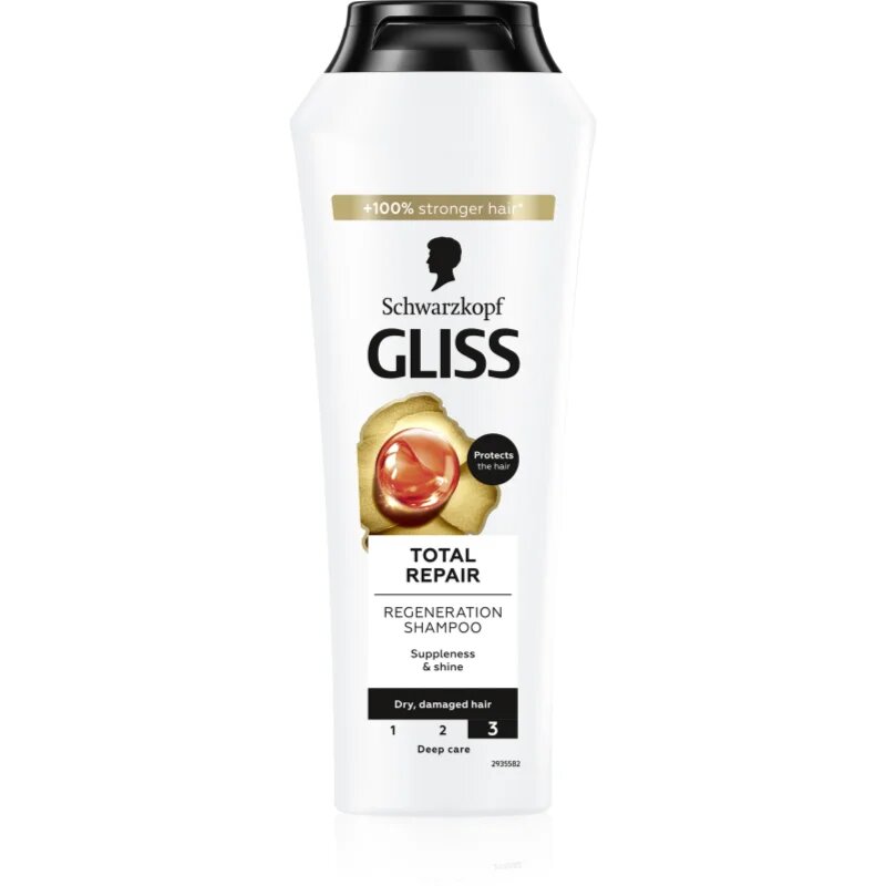Schwarzkopf Gliss Total Repair интензивен регенериращ шампоан 250 мл.