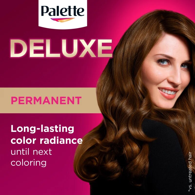 Schwarzkopf Palette Deluxe перманентната боя за коса цвят 4-65 Dazzling Brown 1 бр.