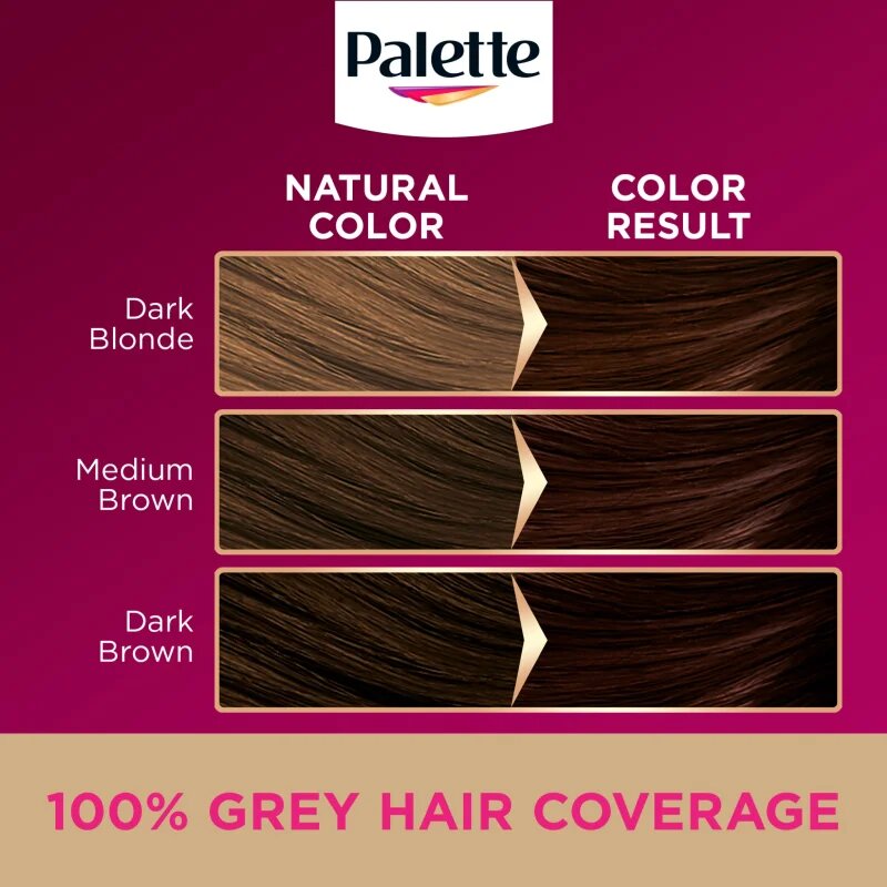 Schwarzkopf Palette Deluxe перманентната боя за коса цвят 4-65 Dazzling Brown 1 бр.