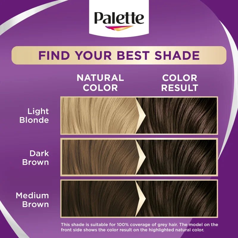 Schwarzkopf Palette Intensive Color Creme перманентната боя за коса цвят 4-0 N3 Medium Brown 1 бр.