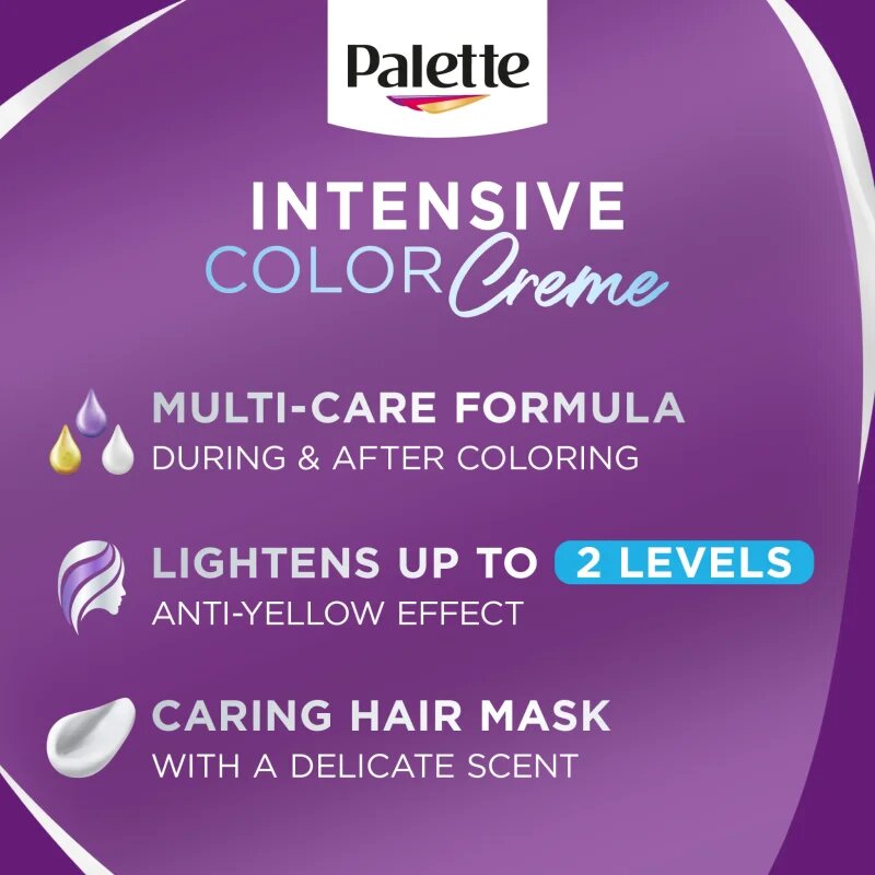 Schwarzkopf Palette Intensive Color Creme перманентната боя за коса цвят (C9) 9.5-1 Silver Blond 1 бр.
