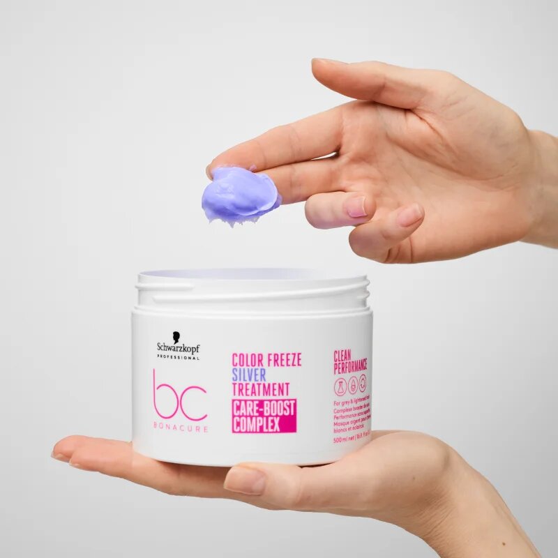Schwarzkopf Professional BC Bonacure Color Freeze Silver интензивна маска за блонд коса и коса с кичури 500 мл.
