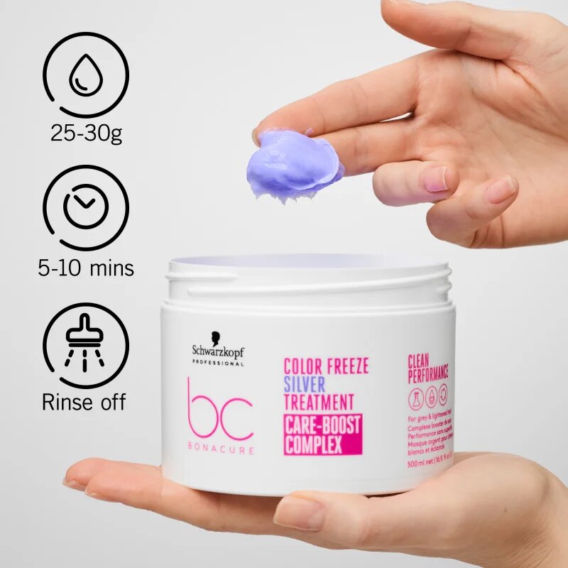Schwarzkopf Professional BC Bonacure Color Freeze Silver интензивна маска за блонд коса и коса с кичури 500 мл.