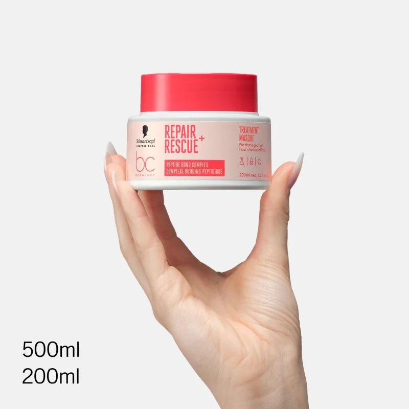 Schwarzkopf Professional BC Bonacure Repair Rescue+ интензивна подхранваща маска за увредена коса 200 мл.