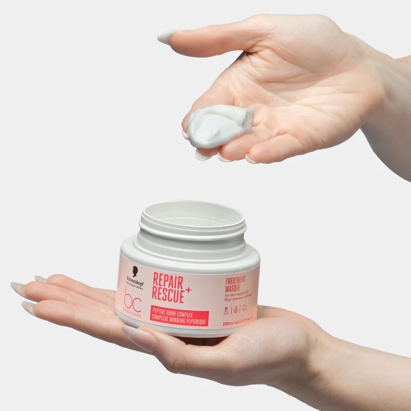 Schwarzkopf Professional BC Bonacure Repair Rescue+ интензивна подхранваща маска за увредена коса 200 мл.