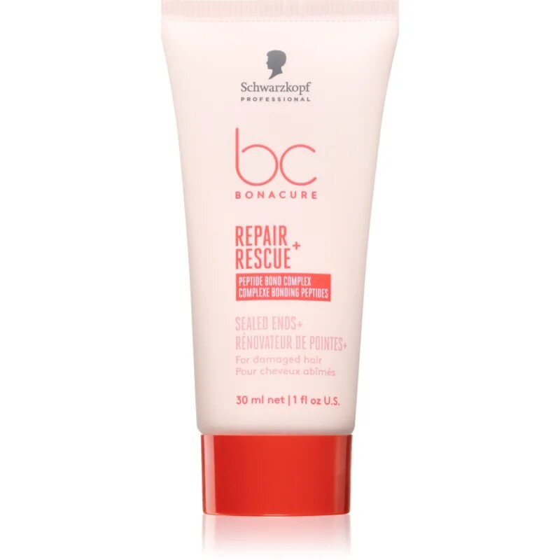 Schwarzkopf Professional BC Bonacure Repair Rescue+ кремообразен серум за силно увредена коса с цъфтящи краища 30 мл.
