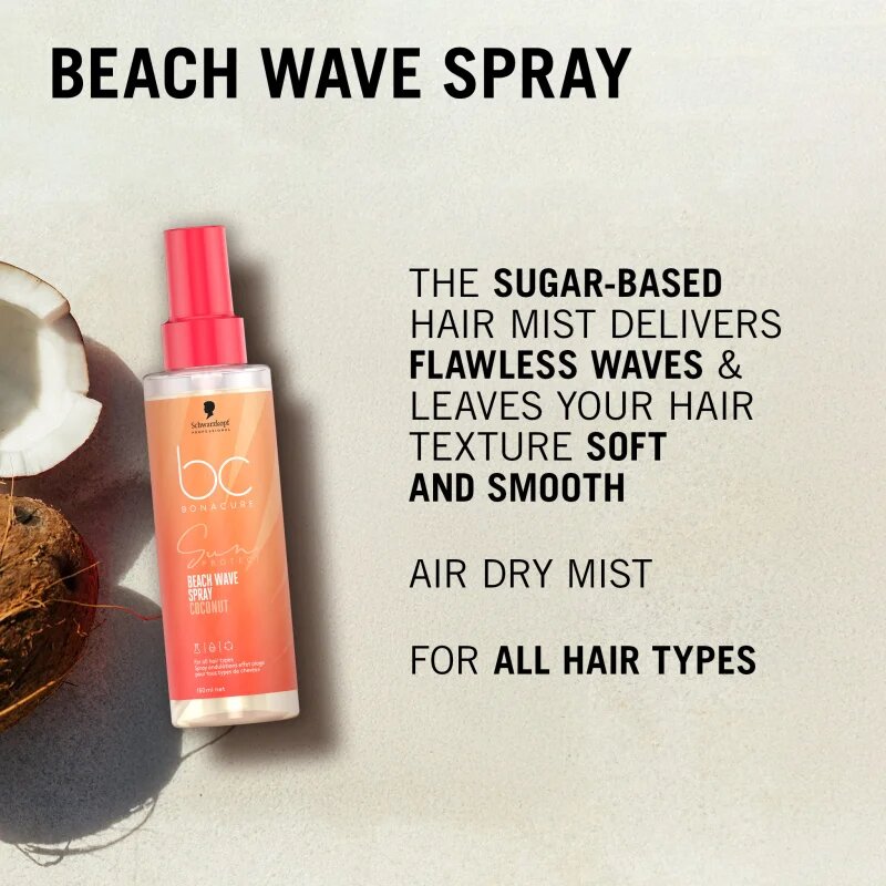 Schwarzkopf Professional BC Bonacure Sun Protect Beach Waves Spray спрей за коса за плажен ефект 150 мл.