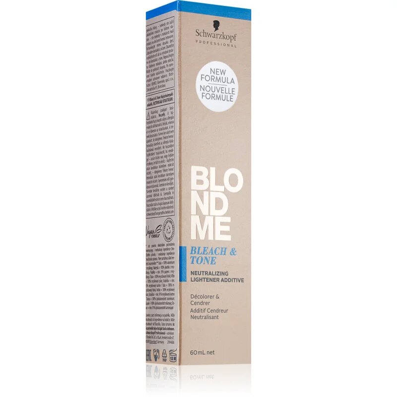Schwarzkopf Professional Blondme Bleach & Tone изсветляваща и тонираща добавка цвят Violet Additive 60 мл.