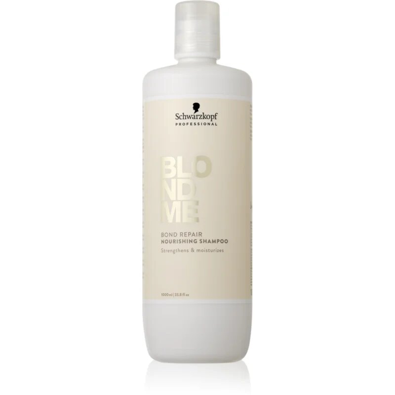 Schwarzkopf Professional Blondme Bond Repair Nourishing Shampoo интензивен подхранващ шампоан за руса коса 1000 мл.