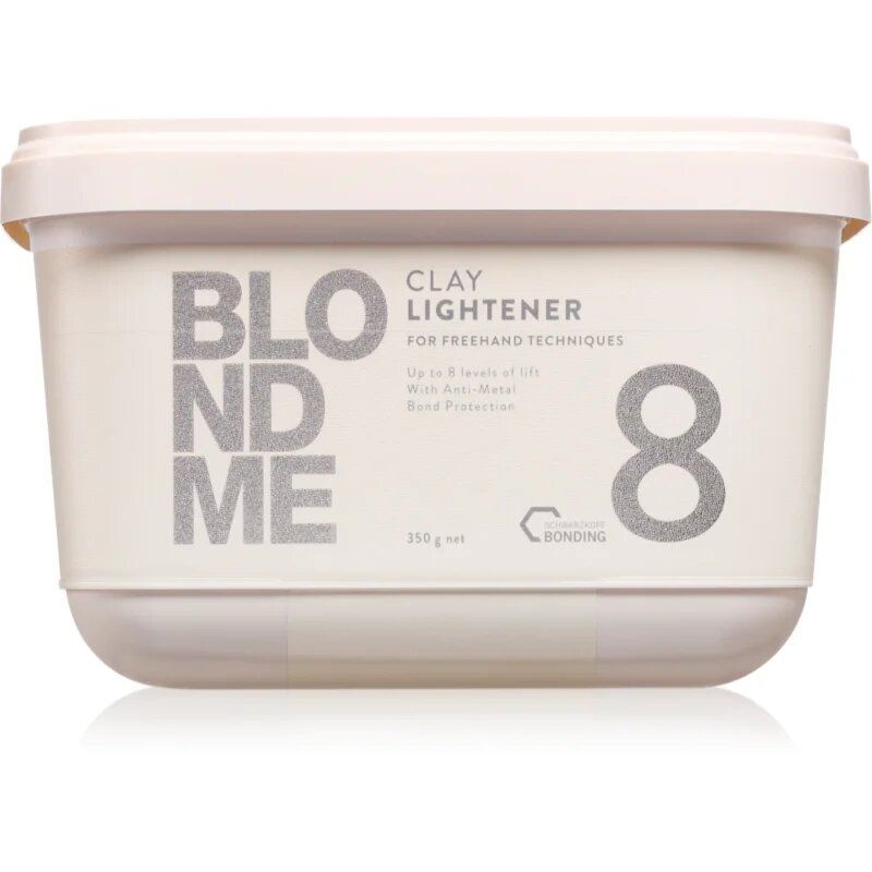 Schwarzkopf Professional Blondme Clay Lightener 8 изсветляваща пудра за руса коса 350 гр.