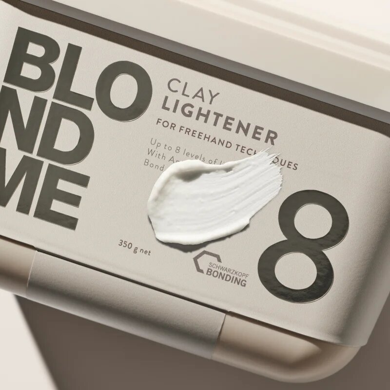 Schwarzkopf Professional Blondme Clay Lightener 8 изсветляваща пудра за руса коса 350 гр.