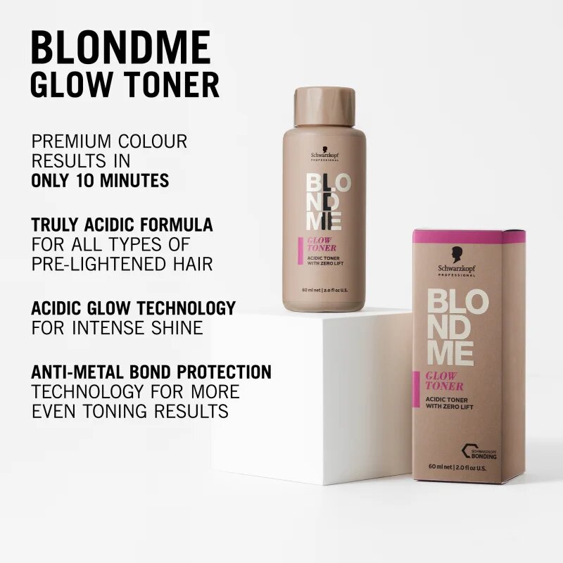 Schwarzkopf Professional Blondme Glow Toner тонираща боя за коса цвят Ice-Irisé 9-19 60 мл.