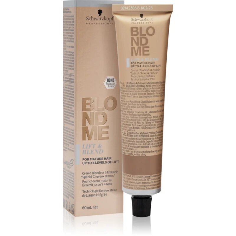 Schwarzkopf Professional Blondme Lift & Blend изсветляваща крем за руса коса цвят Sand 60 мл.