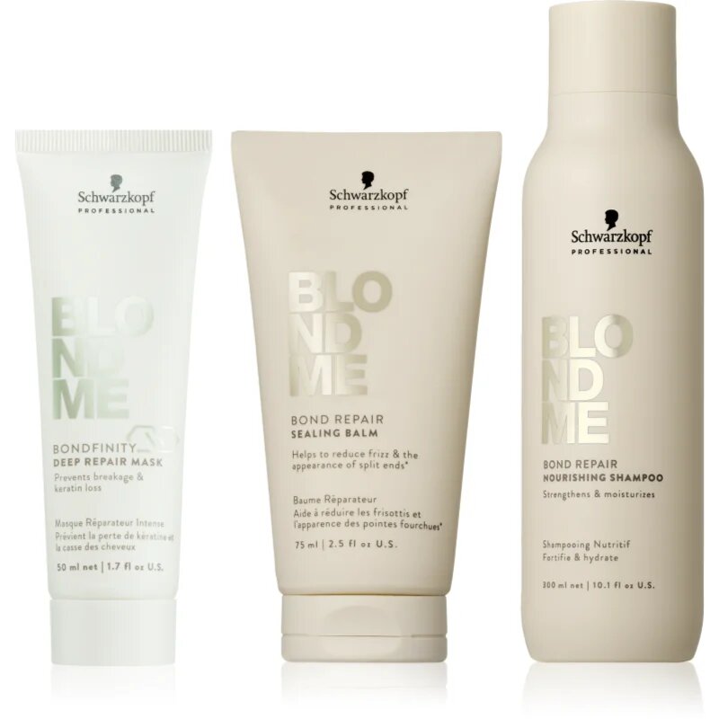 Schwarzkopf Professional Blondme Repair Nourishing Set комплект за руса коса