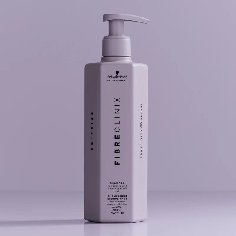 Schwarzkopf Professional Fibre Clinix De-Frizz Shampoo изправящ шампоан за непокорна коса 300 мл.