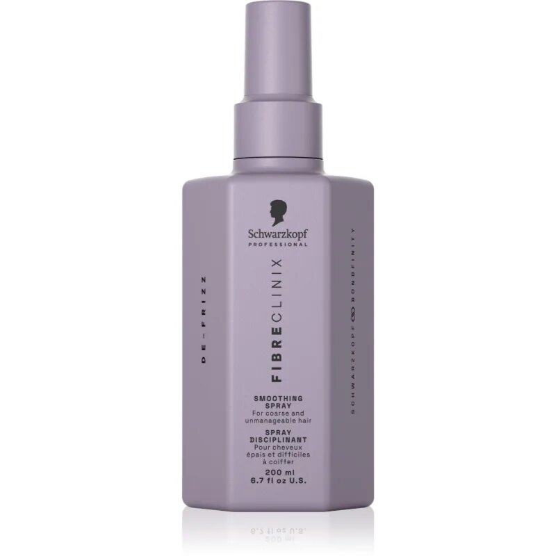 Schwarzkopf Professional Fibre Clinix De-Frizz Smoothing Spray изглаждащ спрей за непокорна коса 200 мл.