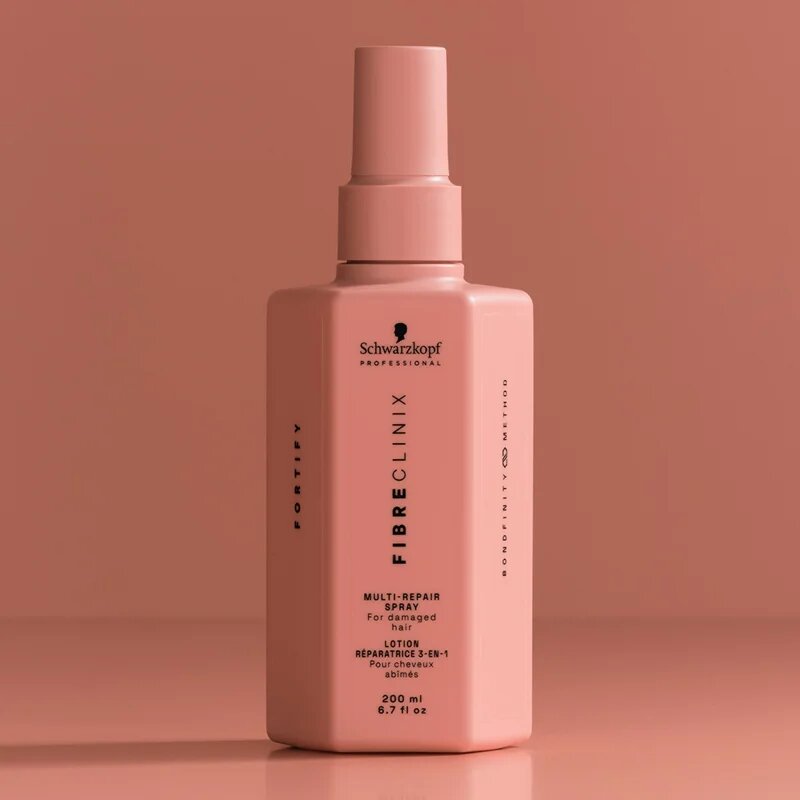 Schwarzkopf Professional Fibre Clinix Fortify Multi-Repair Spray възстановителна грижа за увредена и крехка коса в спрей 200 мл.