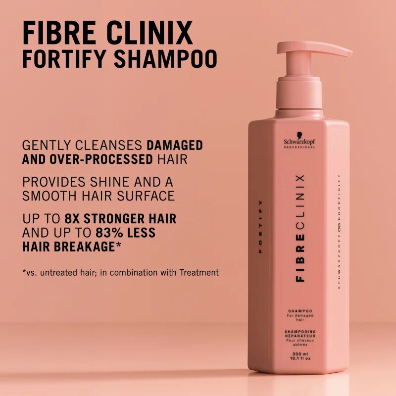 Schwarzkopf Professional Fibre Clinix Fortify Shampoo шампоан за увредена и крехка коса 300 мл.