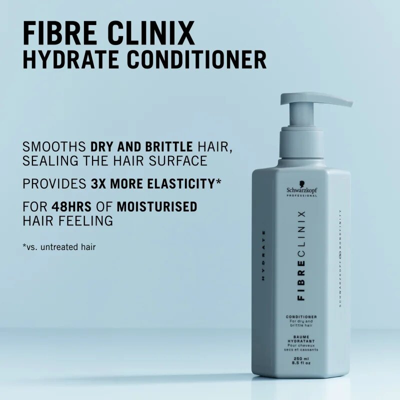 Schwarzkopf Professional Fibre Clinix Hydrate Conditioner хидратиращ балсам за суха коса 250 мл.