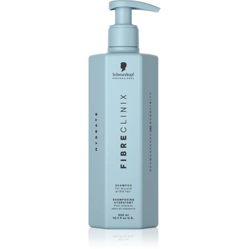 Schwarzkopf Professional Fibre Clinix Hydrate Shampoo хидратиращ шампоан за суха коса 300 мл.