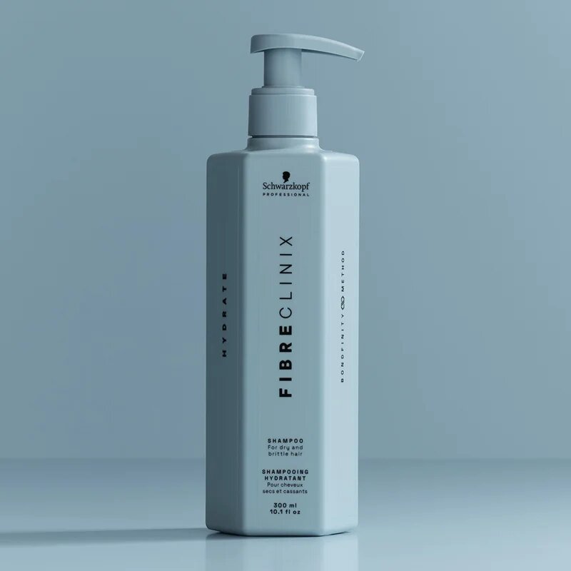 Schwarzkopf Professional Fibre Clinix Hydrate Shampoo хидратиращ шампоан за суха коса 300 мл.