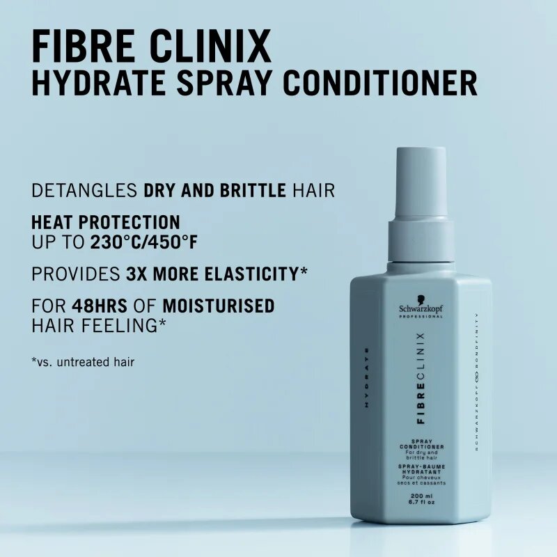 Schwarzkopf Professional Fibre Clinix Hydrate Spray Conditioner хидратиращ балсам в спрей без отмиване 200 мл.