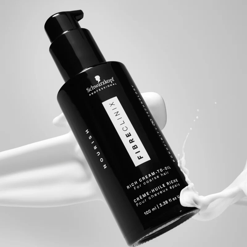 Schwarzkopf Professional Fibre Clinix Rich Cream-to-Oil подхранващо масло за непокорна коса 100 мл.