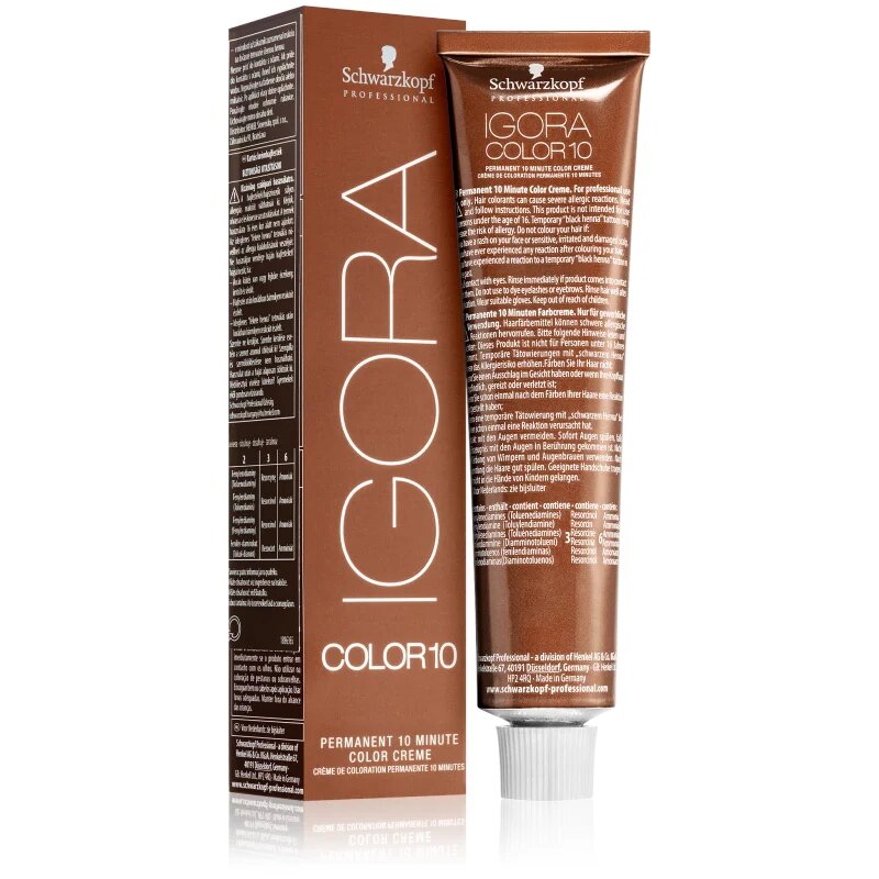 Schwarzkopf Professional IGORA Color 10 перманентната боя за коса цвят 3-0 Dark Brown Natural 60 мл.