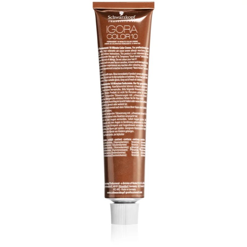 Schwarzkopf Professional IGORA Color 10 перманентната боя за коса цвят 3-0 Dark Brown Natural 60 мл.