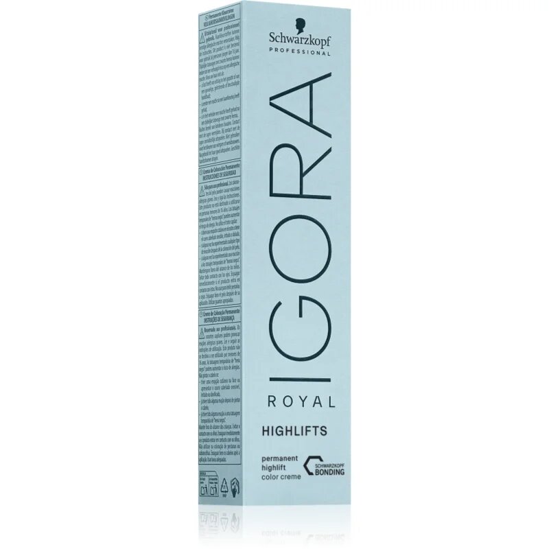 Schwarzkopf Professional IGORA Royal Highlifts оцветяващ крем за студени руси нюанси цвят 10-0 60 мл.