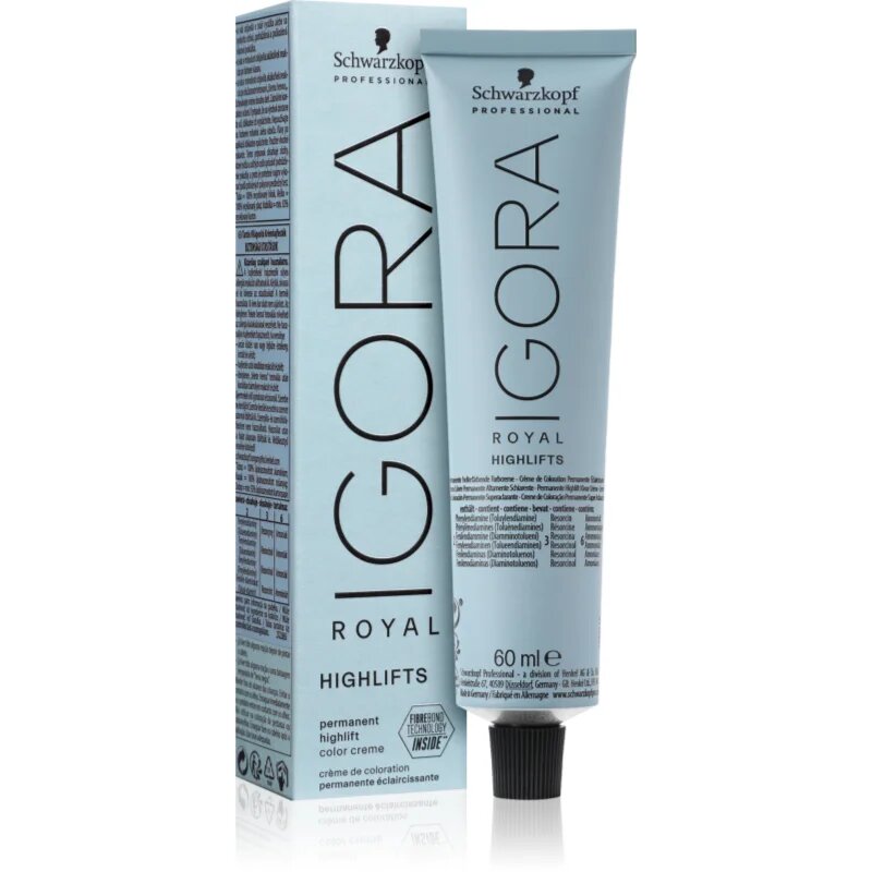 Schwarzkopf Professional IGORA Royal Highlifts перманентната боя за коса цвят 12-2 Special Blonde Ash 60 мл.