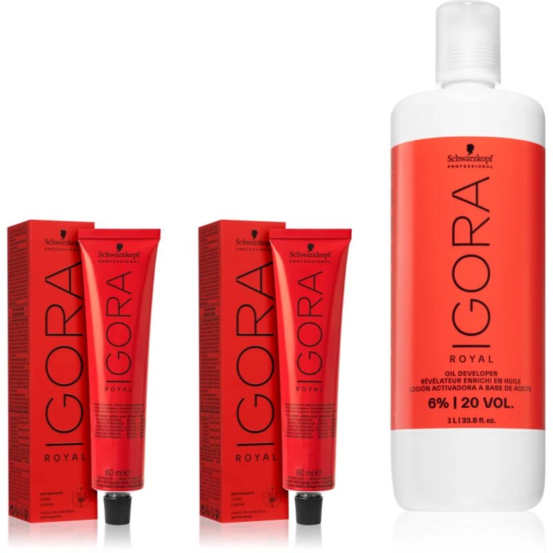 Schwarzkopf Professional IGORA Royal комплект за боядисване на косата цвят 5-0; 6-0