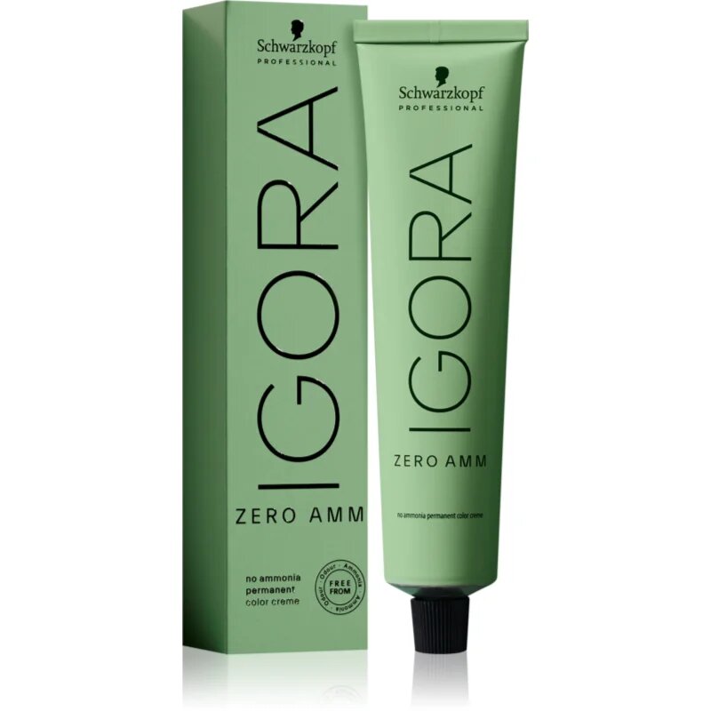 Schwarzkopf Professional IGORA ZERO AMM перманентната боя за коса без амоняк цвят 6-0 60 мл.