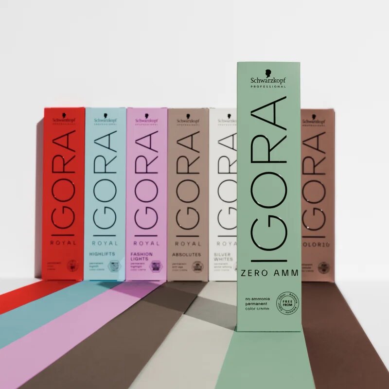 Schwarzkopf Professional IGORA ZERO AMM перманентната боя за коса без амоняк цвят 6-0 60 мл.