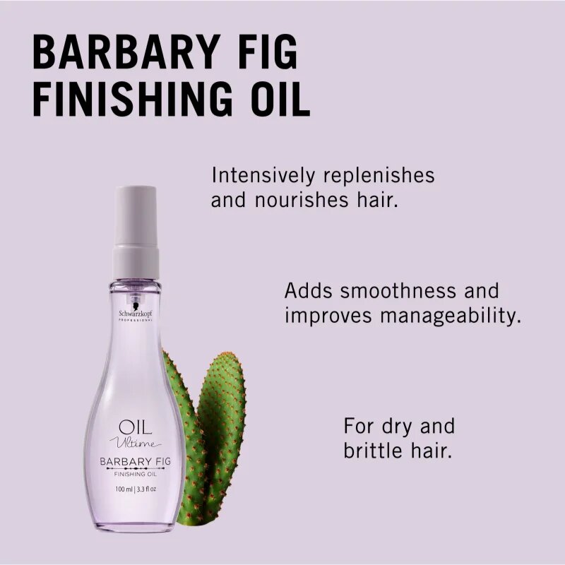 Schwarzkopf Professional Oil Ultime Barbary Fig Oil хидратиращо регенериращо олио за изключително суха и увредена коса 100 мл.