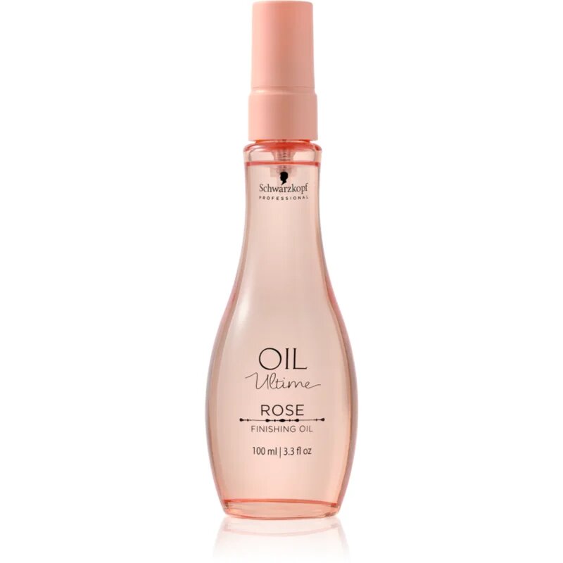 Schwarzkopf Professional Oil Ultime Rose Oil розово масло за слаба изтощена коса 100 мл.