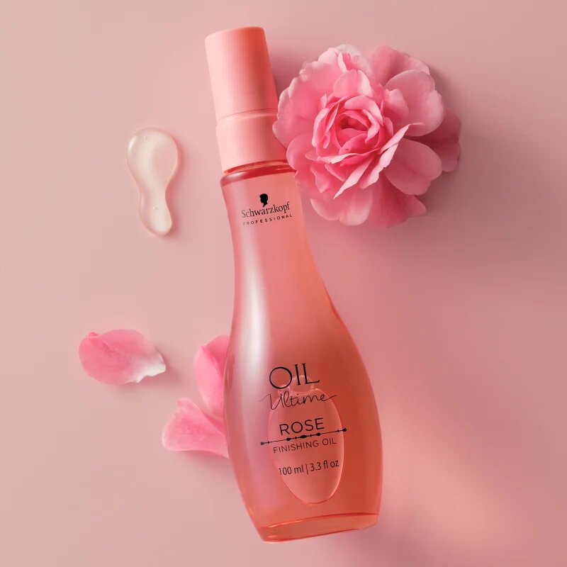 Schwarzkopf Professional Oil Ultime Rose Oil розово масло за слаба изтощена коса 100 мл.