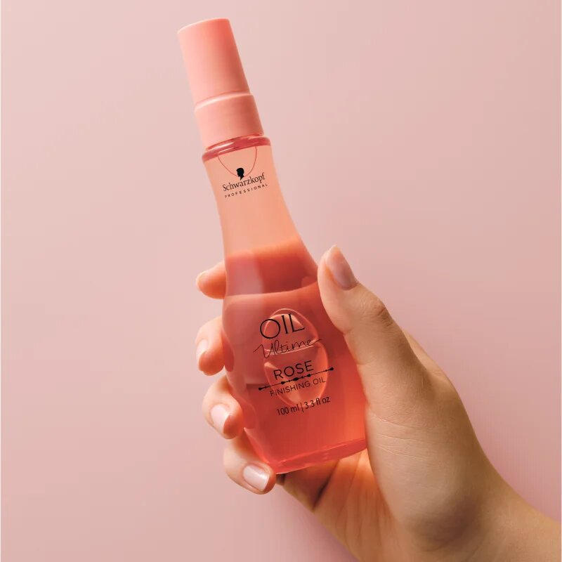 Schwarzkopf Professional Oil Ultime Rose Oil розово масло за слаба изтощена коса 100 мл.