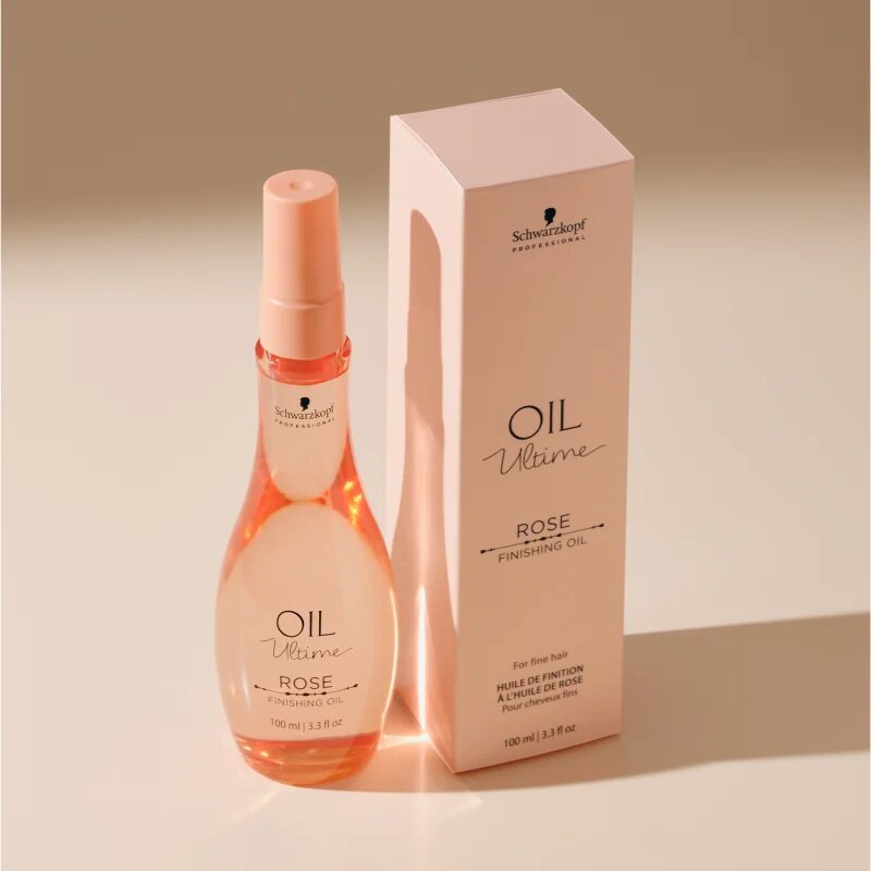 Schwarzkopf Professional Oil Ultime Rose Oil розово масло за слаба изтощена коса 100 мл.