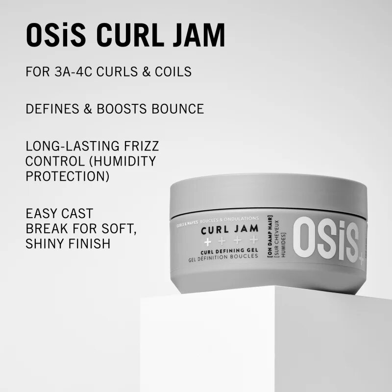 Schwarzkopf Professional Osis+ Curl Jam стилизиращ гел за чуплива и къдрава коса 300 мл.