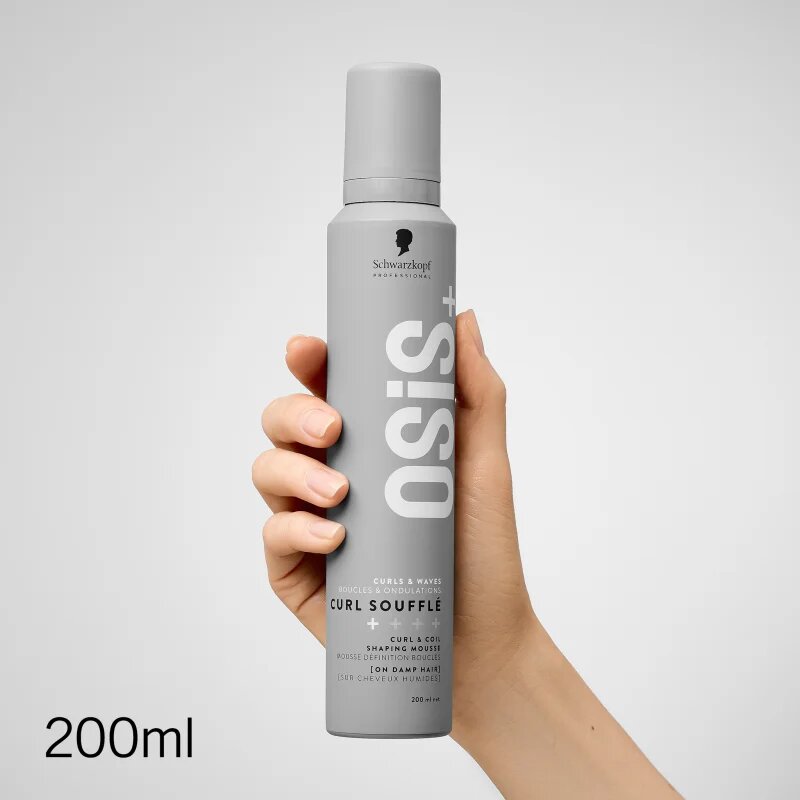 Schwarzkopf Professional Osis+ Curl Soufflé оформяща пяна за чуплива и къдрава коса 200 мл.