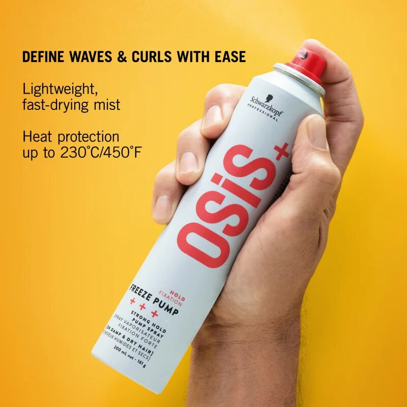 Schwarzkopf Professional Osis+ Freeze Pump лак за коса със силна фиксация 200 мл.