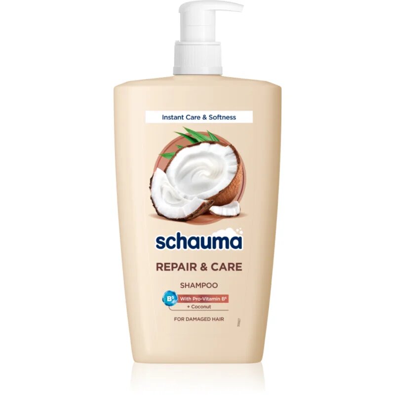 Schwarzkopf Schauma Repair & Care шампоан за суха и увредена коса с кокос 1000 мл.
